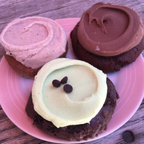 Gluten-free cupcake tops from Erin McKenna's Bakery